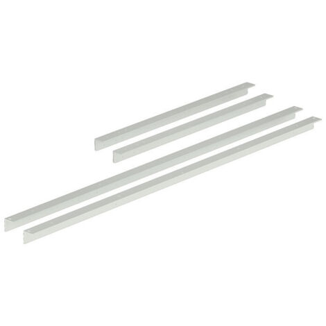 Support de linteau adapté à la glissière.GSR BG XEA blanc P100 DORMAKABA