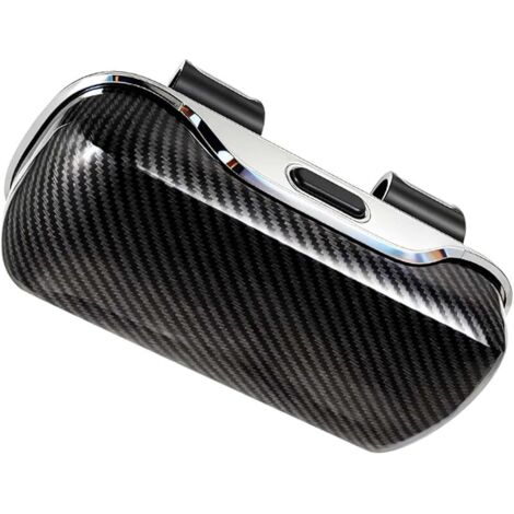 Support de Lunettes de Soleil pour Pare-Soleil de Voiture, Support de Lunettes de Soleil Voiture, boîte de Protection Rangement de Lunettes, Support de Lunettes pour Voiture(Fibre de Carbone)