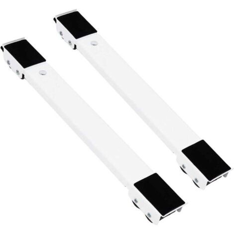 Support de Machine à Laver Meuble de Base de réfrigérateur Mobile, réglable, avec Serrure Fixe, antidérapant Base avec 24 Roues, adapté au sèche-Linge, Machine à Laver, réfrigérateur, etc（46cm x5cm x4