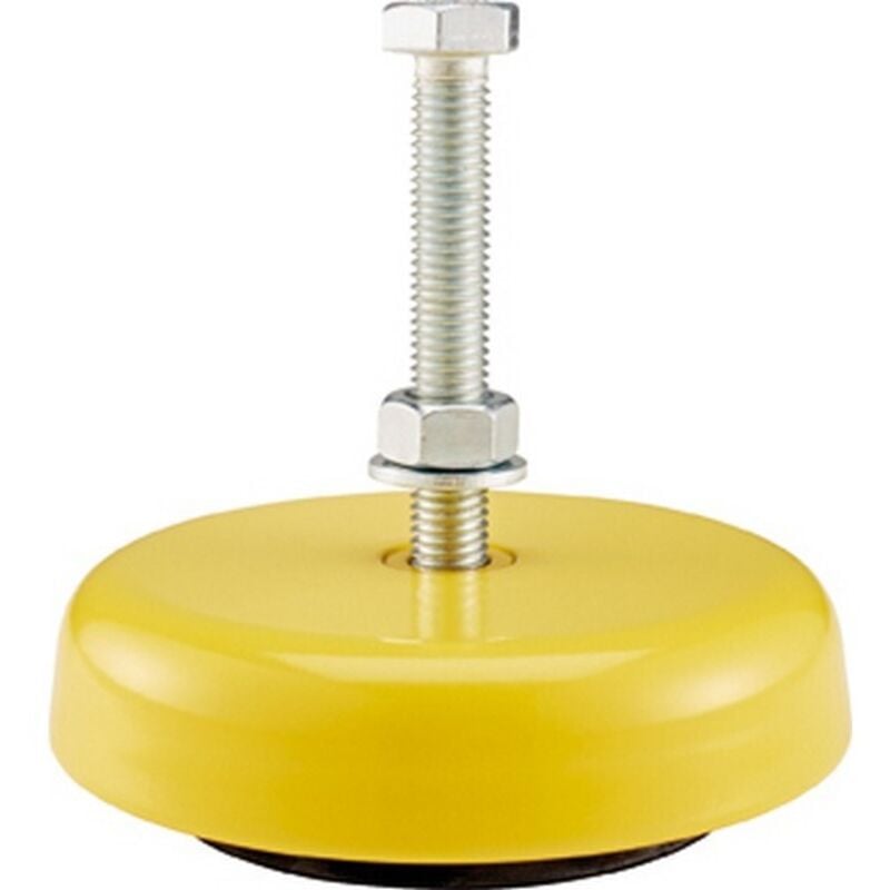 Effbe - Support de machines Level-Mount® lm, Type lm : 1-11, ø d 80 mm, Hauteur h 25 mm, ø de filetage g : M10, Long. de vissage standard l : 80 mm