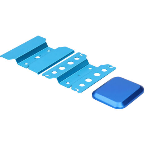 Support de Maintenance RC Hauteur Réglable en Alliage Alu pour Voitures 1/10 1/8 avec Plateau de Fixation