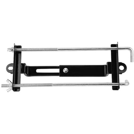 Support de maintien de batterie, support de support de maintien de batterie de barre transversale réglable en fer universel pour SUV de voiture FDC