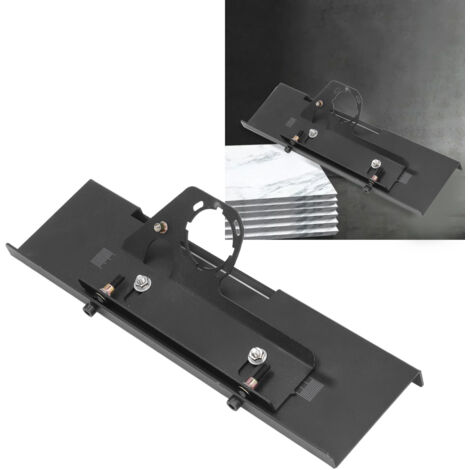 Support de Meuleuse 45-43 Degrés Ajustable Coupe-Biseau pour Carreaux Outil de Chanfreinage Portable-KZQ