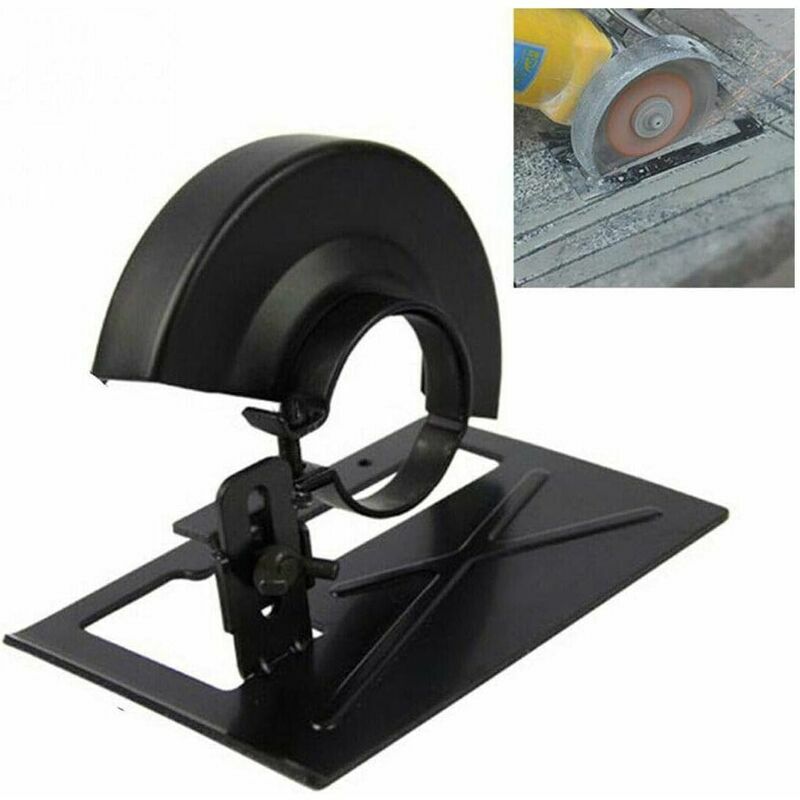 Support de meuleuse d'angle + carter de protection réglable 20-30 mm, pour travaux de menuiserie, outil de bricolage,SEMAket