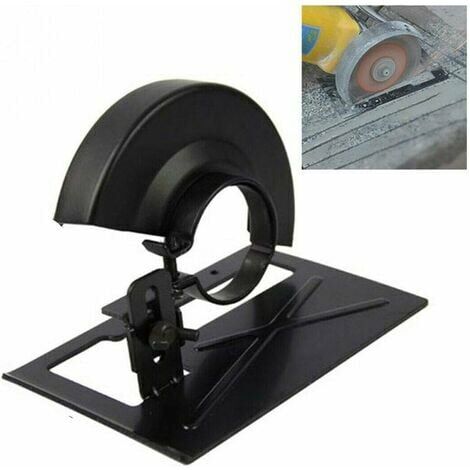 Support de meuleuse d’angle + carter de protection réglable 20-30mm, pour travaux de menuiserie, outil de bricolage