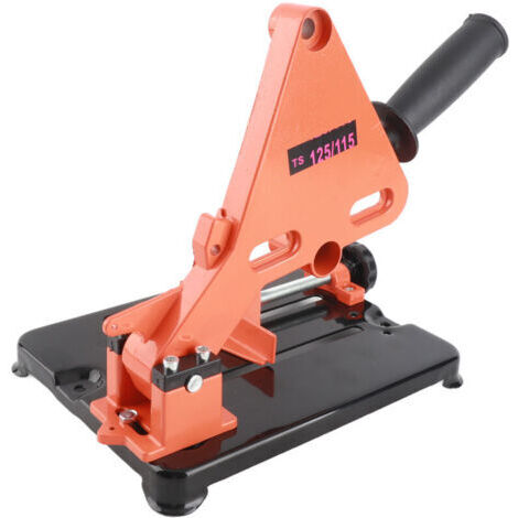 Support de meuleuse d'angle en alliage d'aluminium, support de machine de découpe modifié, support de meulage, base de support, porte-outil en métal et bois pour meuleuses de type 115 - 125 mm, travai