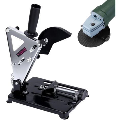 Support de meuleuse d'angle, machine de polissage de support universel à 45 degrés, support de rectifieuse d'angle, accessoires de scie à table de machine de découpe, support de rectifieuse d'angle de