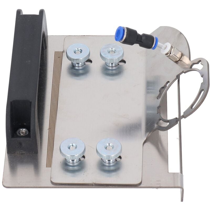 Ej.life - Support de meuleuse d'angle pour carrelage, coupe de chanfrein à 45 degrés, support réglable en acier inoxydable, pierre en céramique