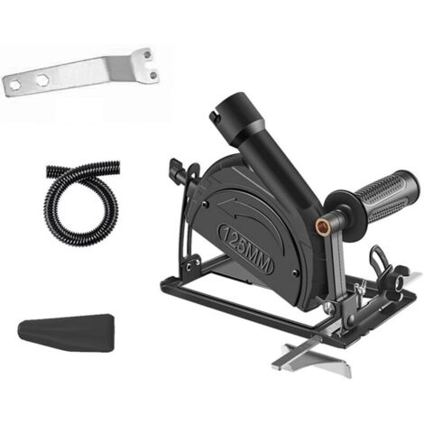 Support de meuleuse d'angle réglable à 45 degrés avec couvercle d'accessoires pour une coupe et un rainurage en toute sécurité