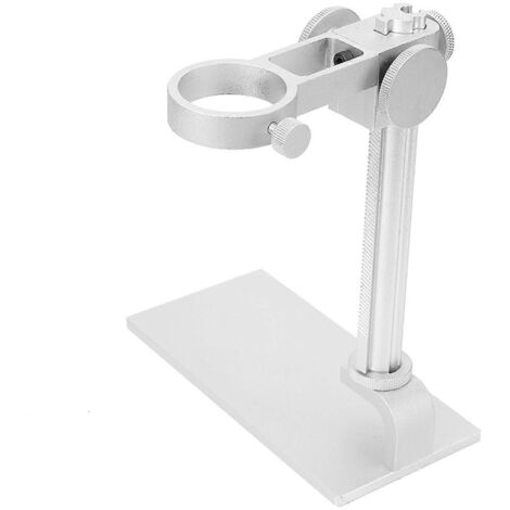 Support de microscope électronique en alliage d'aluminium argenté