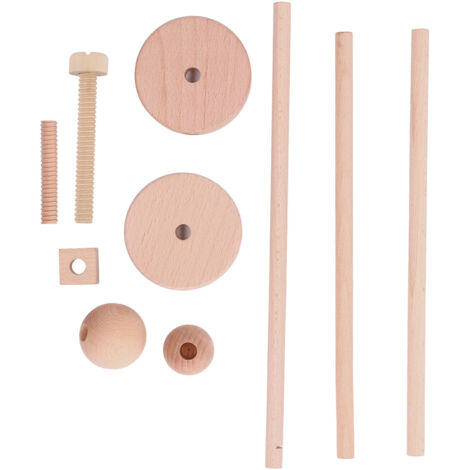 Support de Mobile pour Lit Bébé en Bois Composite Robuste et Sans Odeur - Montage Facile