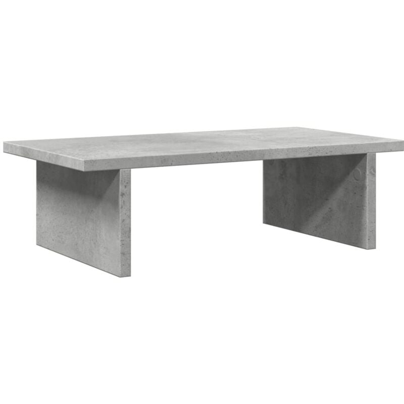 Vidaxl - Support de moniteur gris béton 50x27x15 cm bois d'ingénierie