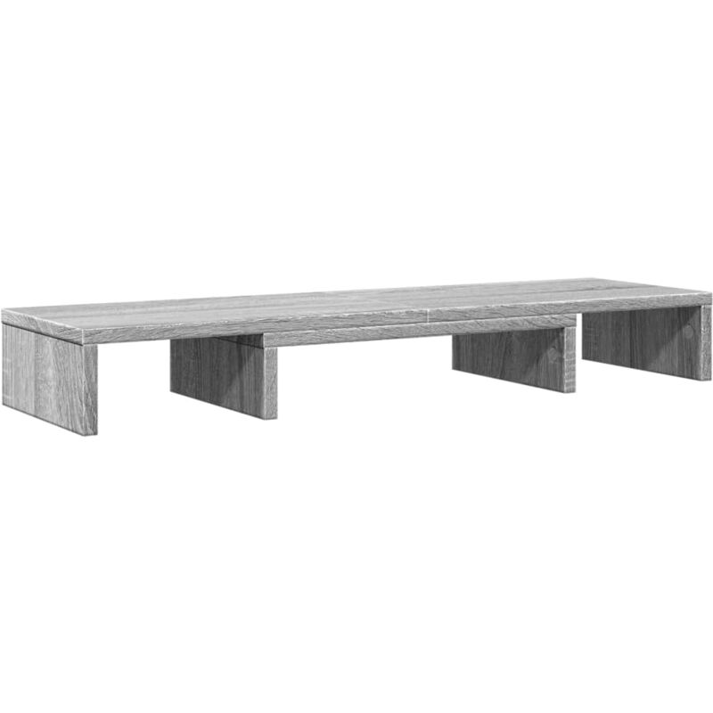 Vidaxl - Support de moniteur élévateur réglable sonoma gris Grey sonoma