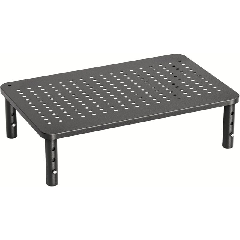 Ensoleille - Support de moniteur, support de moniteur 3 réglable en hauteur, support de moniteur avec bouches d'aération, support pour ordinateur
