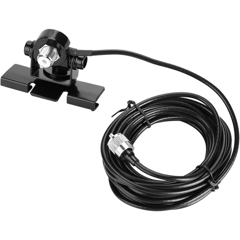 Support de montage d'antenne pour radio mobile Support d'antenne mobile 25 × 15 × 4 Support de montage d'antenne de voiture pour radio mobile Support