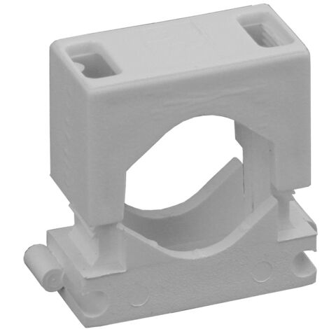 Support de montage de câble encliquetable UM-16, blanc (50 pièces)