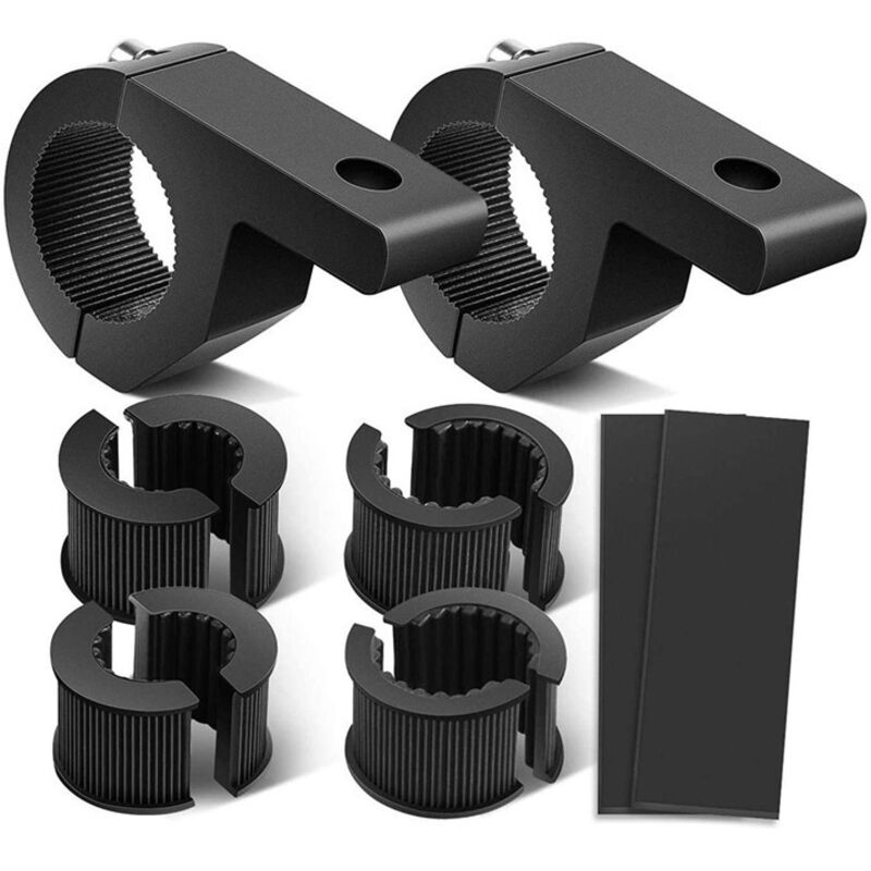 Support de Montage de Lumière Travail 19-32mm Universelle Pince de Tube de Barre Fixation pour Tout-terrain Voiture Camion Moto 2 Pièces