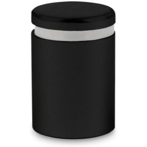 Support de montage en aluminium (entretoise) (noir mat) - 25x25