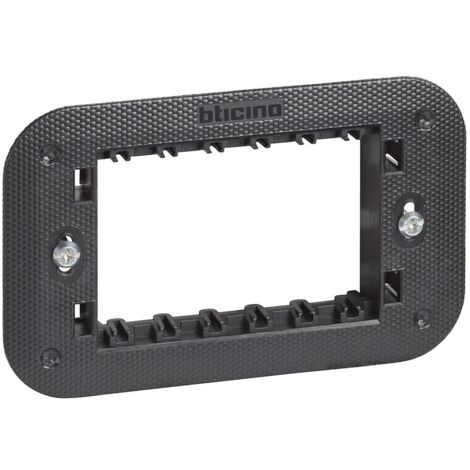 SUPPORT DE MONTAGE LIVING NOW - 3 MODULES BTICINO COFREL ARDBTK4703