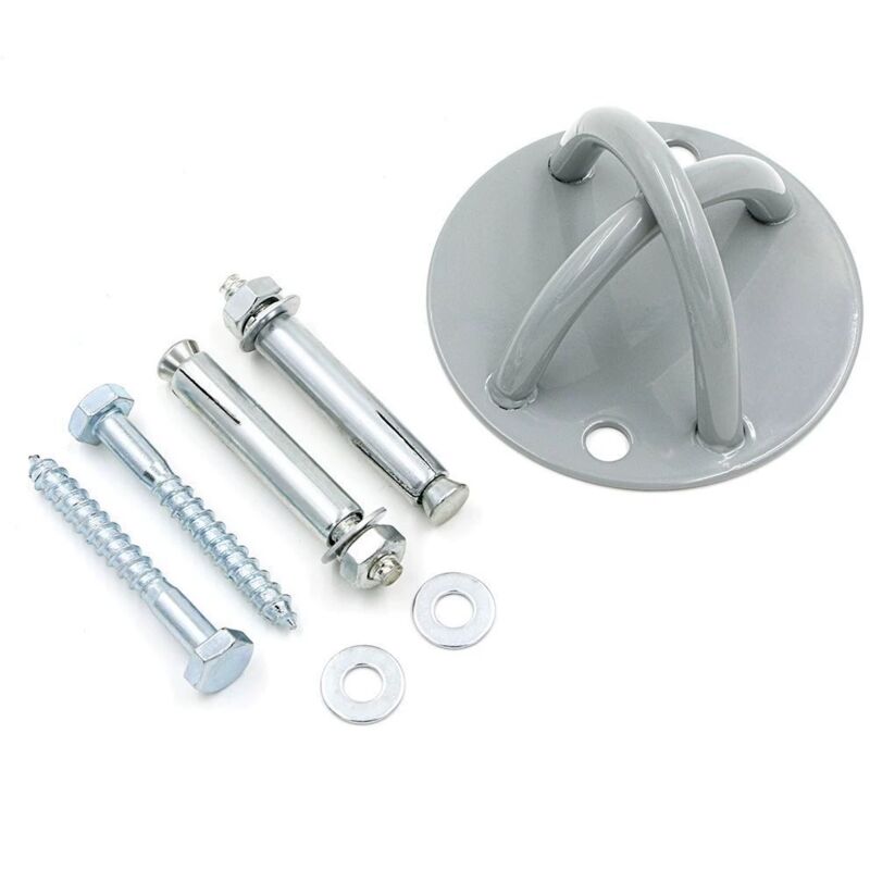 Support de montage mural et de plafond pour sangles de suspension, anneaux de gymnastique, balançoires de yoga et cordes de combat pour bandes de