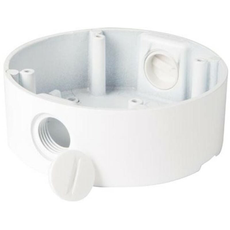 Support de montage pour caméra de sécurité, adapté pour CAMTVI8W1 et CAMCOLD26W, léger, ø 119 x 43 mm, installation facile, blanc - Velleman