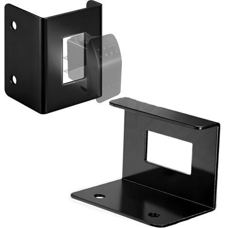Support de montage pour interrupteur à bascule, support métallique pour interrupteur à bascule encastré, compatible avec les interrupteurs doubles instantanés 12 V