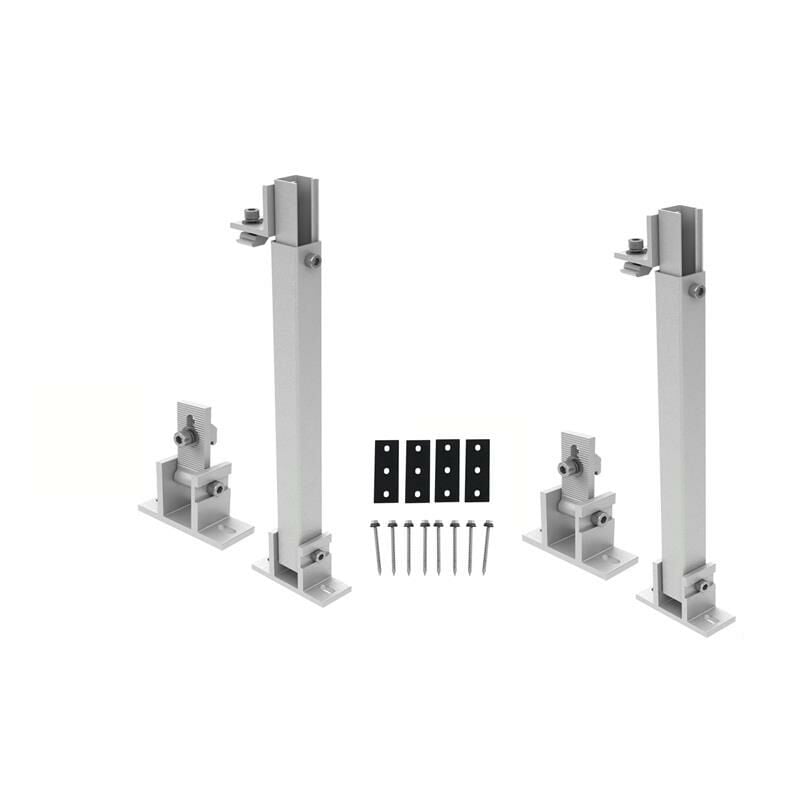 Support de montage pour panneau solaire photovoltaïque Toit plat ajustable