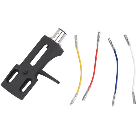Support de montage universel pour tourne-disque noir avec 4 fils de connexion