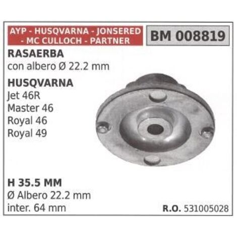 Support de moyeu de lame pour tondeuse HUSQVARNA Jet 45R 008819