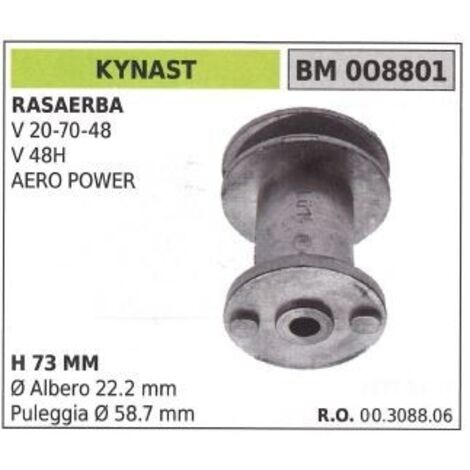 Support de moyeu porte lame tondeuse V 20 70 48 KYNAST 008801