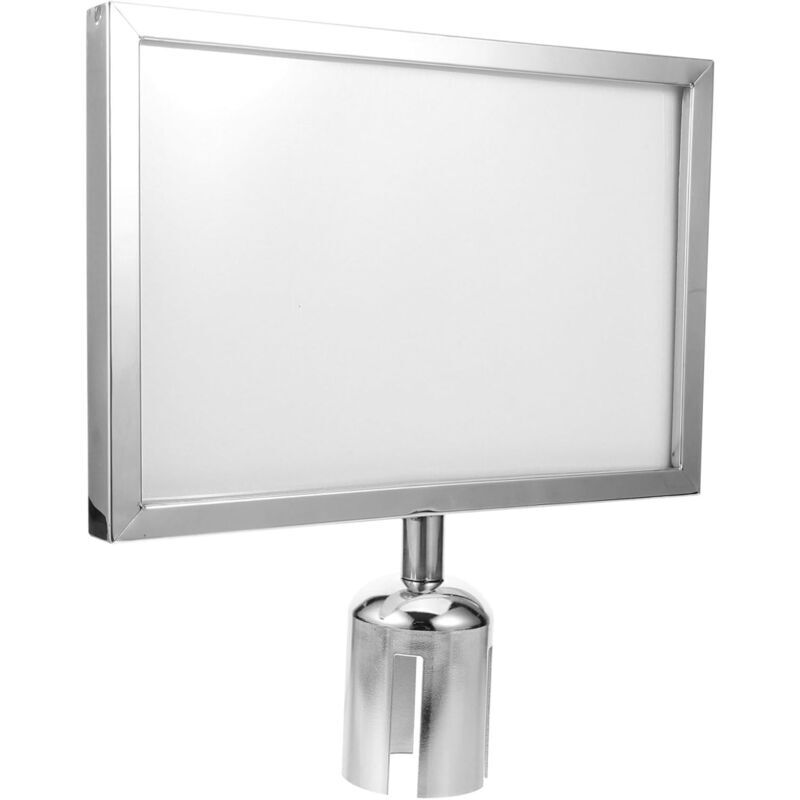 SNQ - Support de panneau de colonne A4, support de panneau double face, support de panneau de menu, accessoires une image, support de panneau