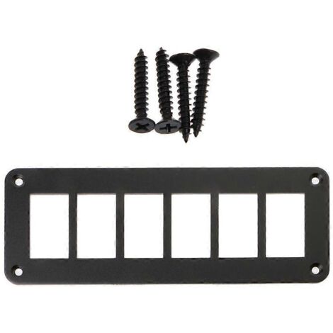 Support de panneau de commande robuste pour interrupteurs à bascule 2/3/4/5/6 voies, pour moto, remorque ou bateau