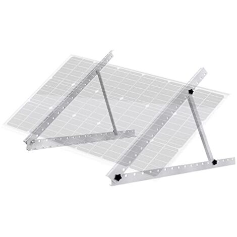 Multiprise Exterieur étanche Support Panneau Solaire Universel 1140mm - Pour Toit Plat, Camping-car, Bateau - 100-600W Kit Fixation Panneaux Solaires