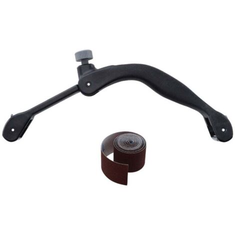 Support de Papier de Verre en Arc avec Ceinture de Sable Irrégulière de 120 cm