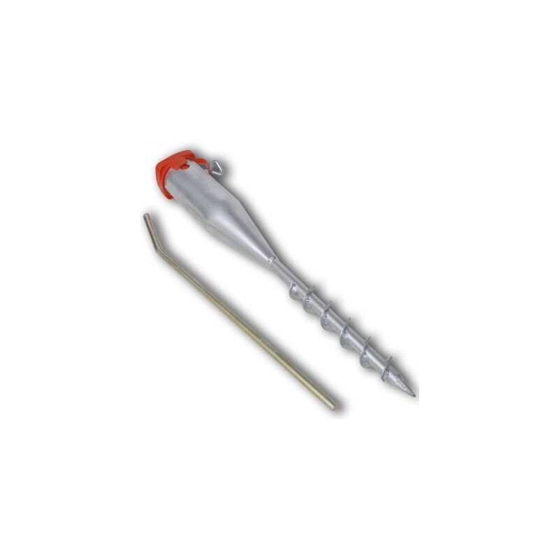 Support de parasol 55 cm acier galvanisé