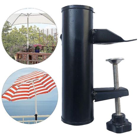 Support de parasol pour balustrade de balcon carrée, support de parasol de terrasse Kaesi--