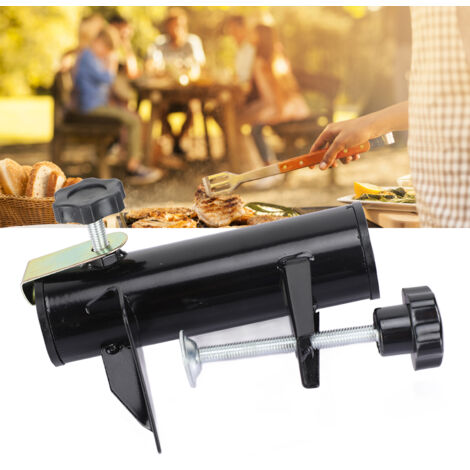 Support de Parasol pour Terrasse et Balcon Fixation Stable Support de Table Extérieur Noir - KZQ