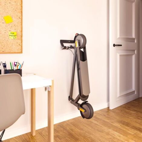 Support de patin fixe en acier Noir mat mod.8076 REI