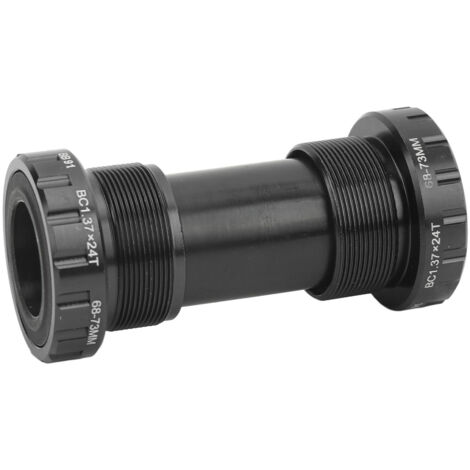 Support de pédalier BB91 fileté LeBycle, usiné CNC pour VTT et vélo tout-terrain, parfait pour le cyclisme en extérieur, couleur noire.