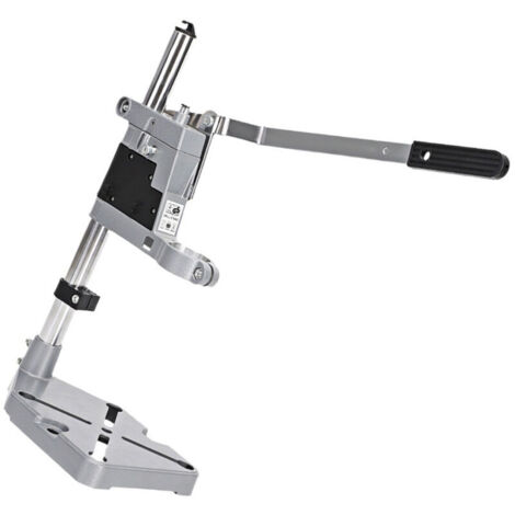 Support de perceuse à colonne outil de serrage d'établi pour station de travail manuelle table de travail réglable à un trou avec base en aluminium cadre fixe rotatif portable compatible