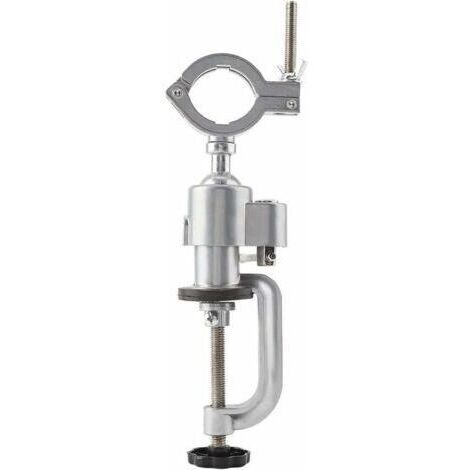 Support de Perceuse Electrique 360 ° Multifonction Support de Réparation Étau de Serrage Alliage d'aluminium Perceuse Rotatif Craft, Modèle de Construction et de Travail Métal