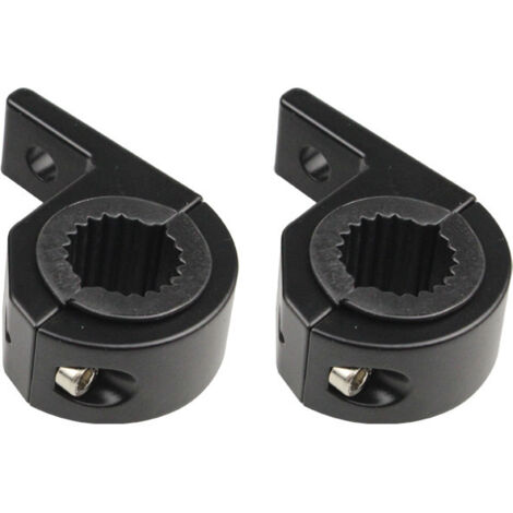 Support de phare antibrouillard pour moto tout-terrain (30 mm), support de phare antibrouillard LED pour voiture, clip de fixation en forme de 6