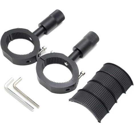 Support de Phare Moto.Support Projecteur De Moto Métal Support De Phare Additionnel Pince De Tube De Barre Fixation Universels Support De Fixation Pour Pare-Chocs De Moto.Sismique Kit