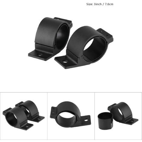 Support de phare pour véhicule tout-terrain, fixation pour barre de bœuf et projecteurs, accessoire 3 pouces pour éclairage de conduite.
