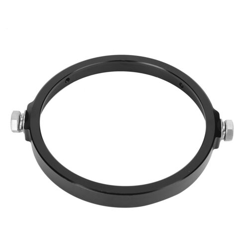 Support de phare rond universel 5,75 pouces en alliage d'aluminium pour moto - Noir