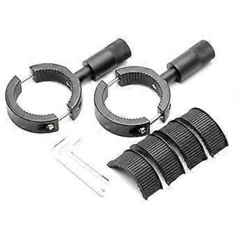 Support de phares antibrouillard moto 38-60 mm, fixation pour tube, support de phare, projecteurs moto, fixation pour fourche, collier de serrage