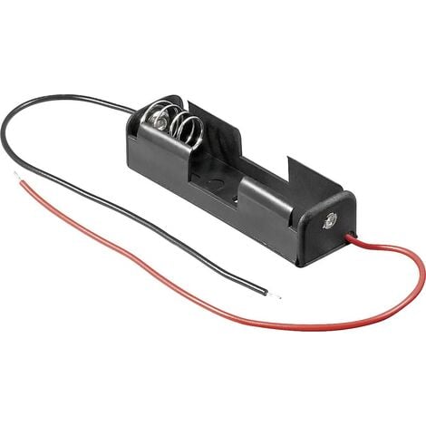 Support de pile 1x LR6 (AA) Goobay 11460 raccordement par fils (L x l x H) 57.5 x 16 x 13.5 mm Y961211