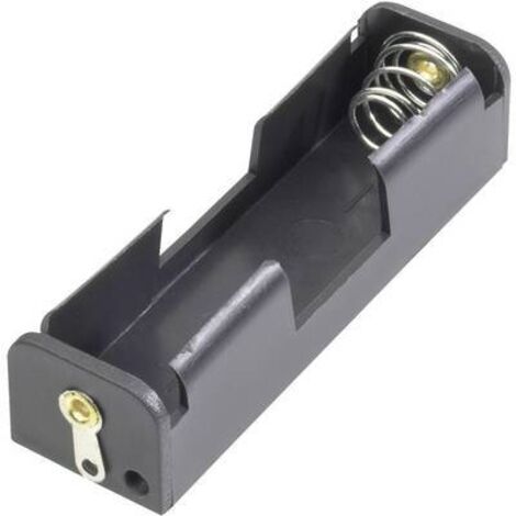 Support de pile 1x LR6 (AA) Goobay 12458 raccordement à souder (L x l x H) 57 x 18 x 14 mm X93311