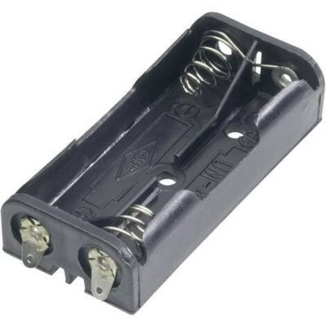 Support de pile 2x LR3 (AAA) Goobay 12462 raccordement à souder (L x l x H) 52 x 23 x 12.5 mm X94047