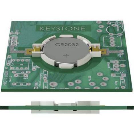 Support de pile bouton Keystone Electronics SMD ultra low S333211